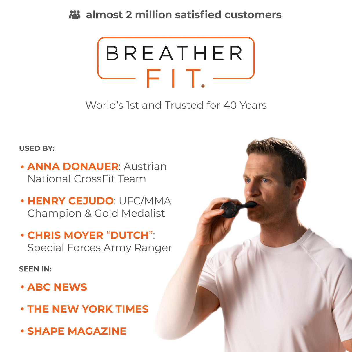 Respiratory Muscle Trainer Breather Fit™ Adult - BeHope