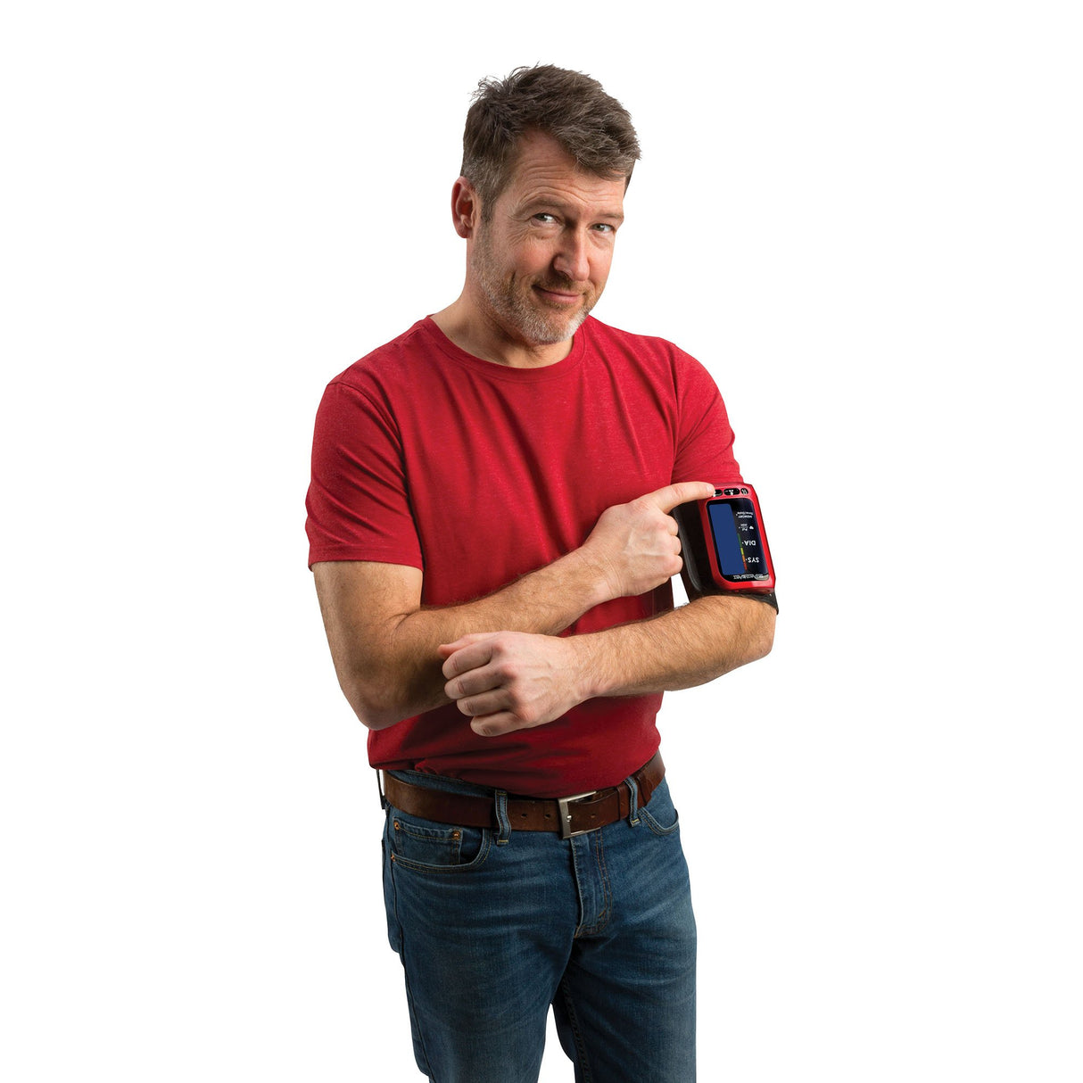 Home Automatic Digital Blood Pressure Monitor Smartheart Adult Cuff Nylon Cuff 22 to 42 cm Desk Model - BeHope