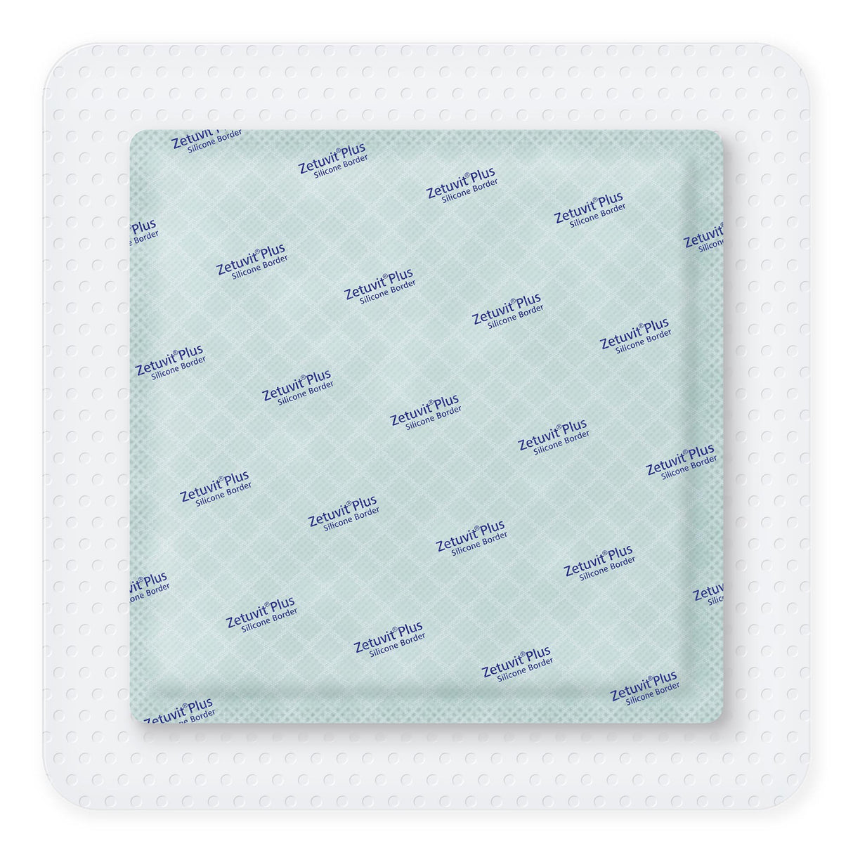 Super Absorbent Dressing Zetuvit® Plus Silicone Border Silicone Adhesive 7 X 7 Inch Square - BeHope