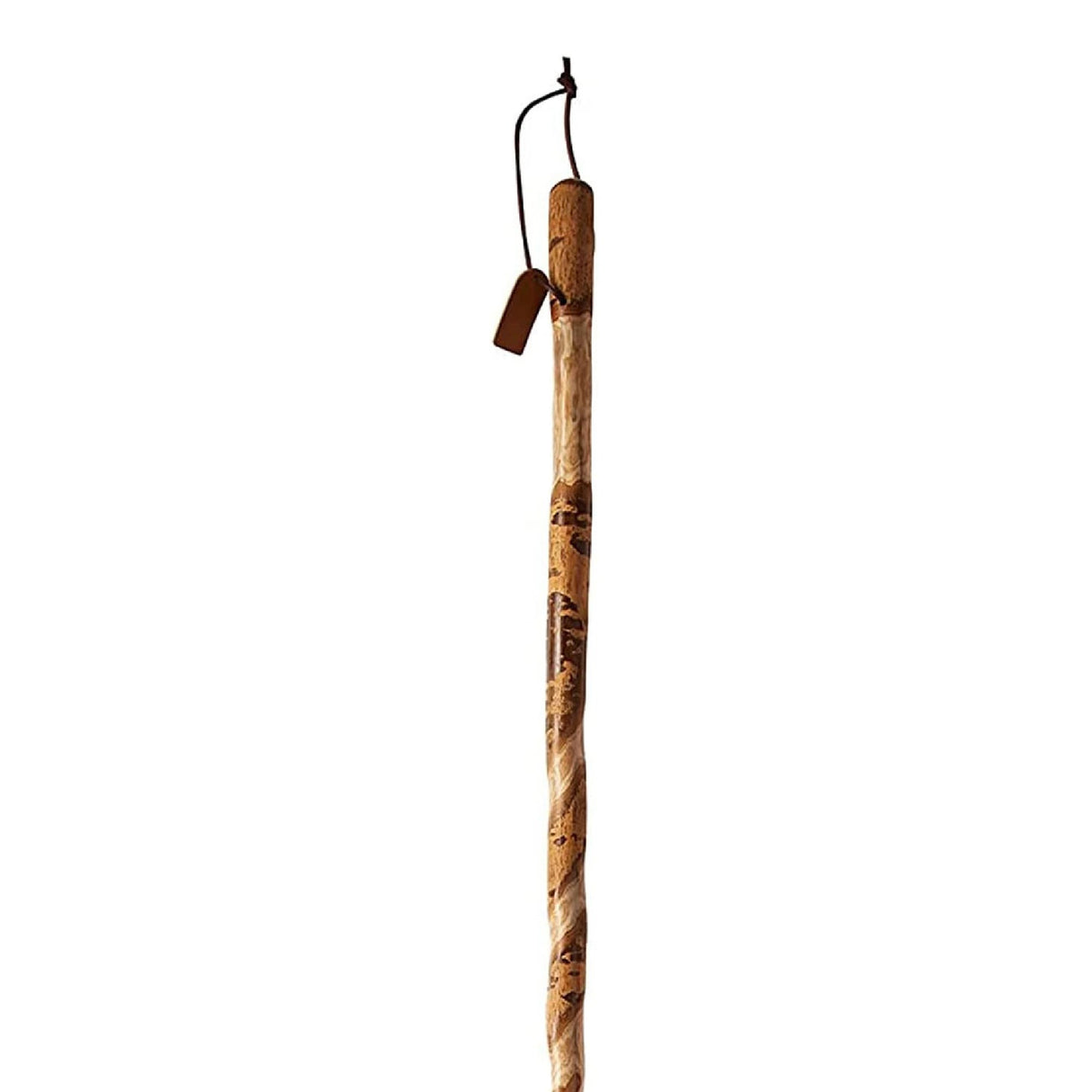 Walking Stick Brazos Twisted Wood 55 Inch Height American Hardwood - BeHope