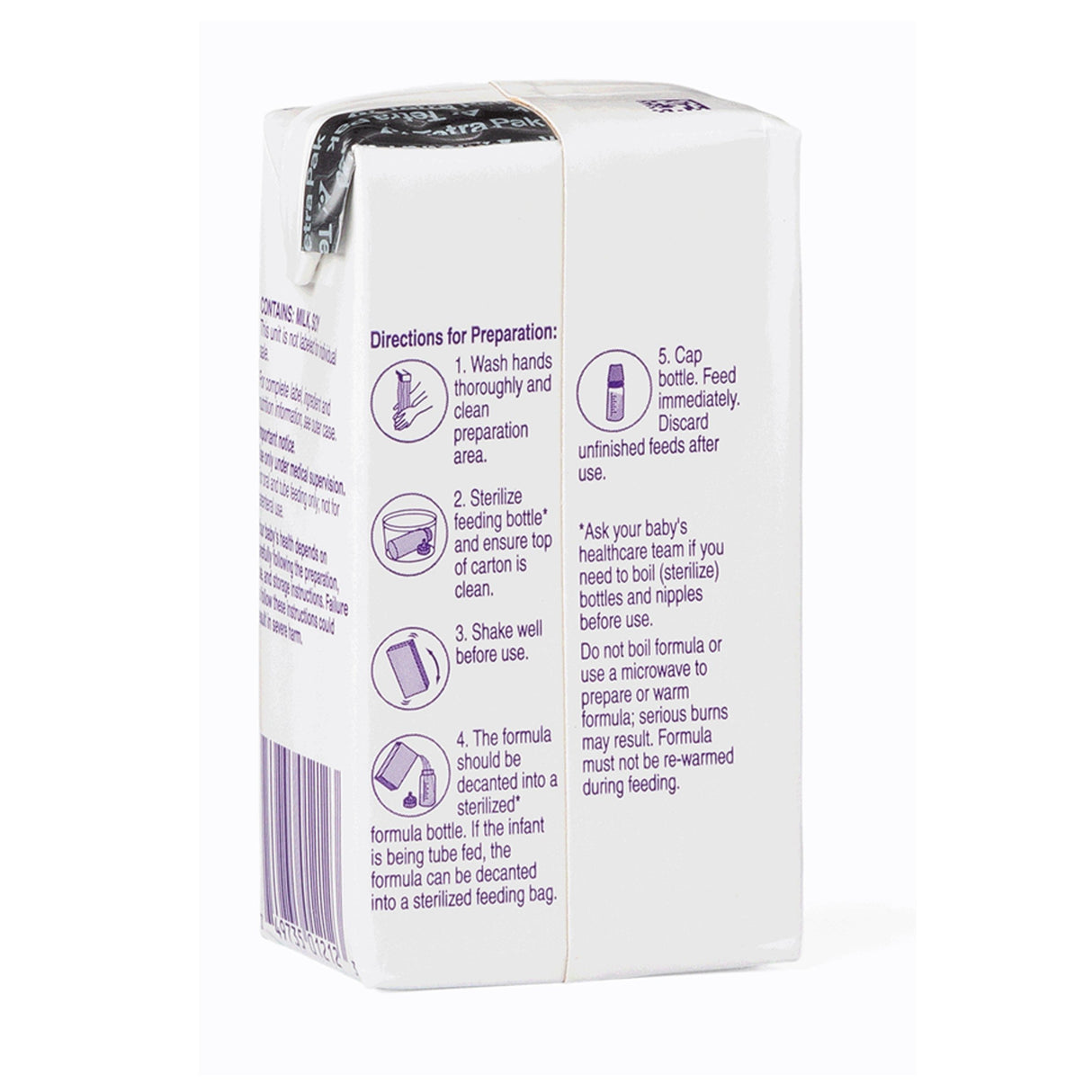 Infant Formula Fortini™ Unflavored 4 oz. Carton Liquid Calories Failure to Thrive - BeHope