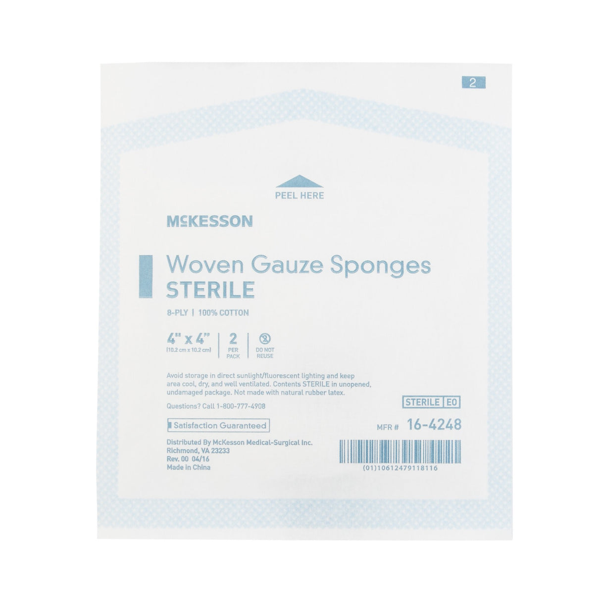 Gauze Sponge Mckesson Sterile for Wound Dressing and Cleaning - BeHope