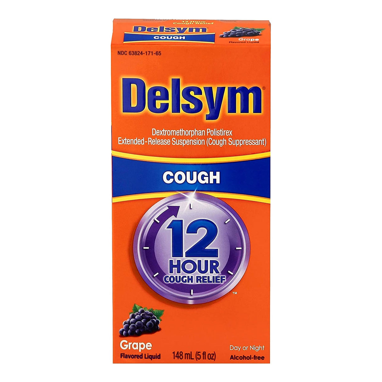 Cold and Cough Relief Delsym® 30 mg / 5 mL Strength Liquid 5 oz. - BeHope