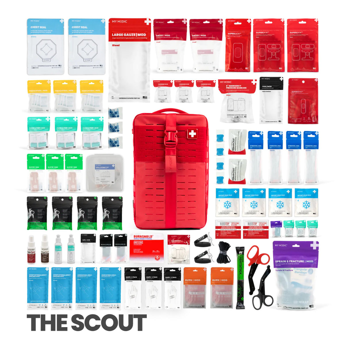 First Aid Kit Scout Backpack - BeHope