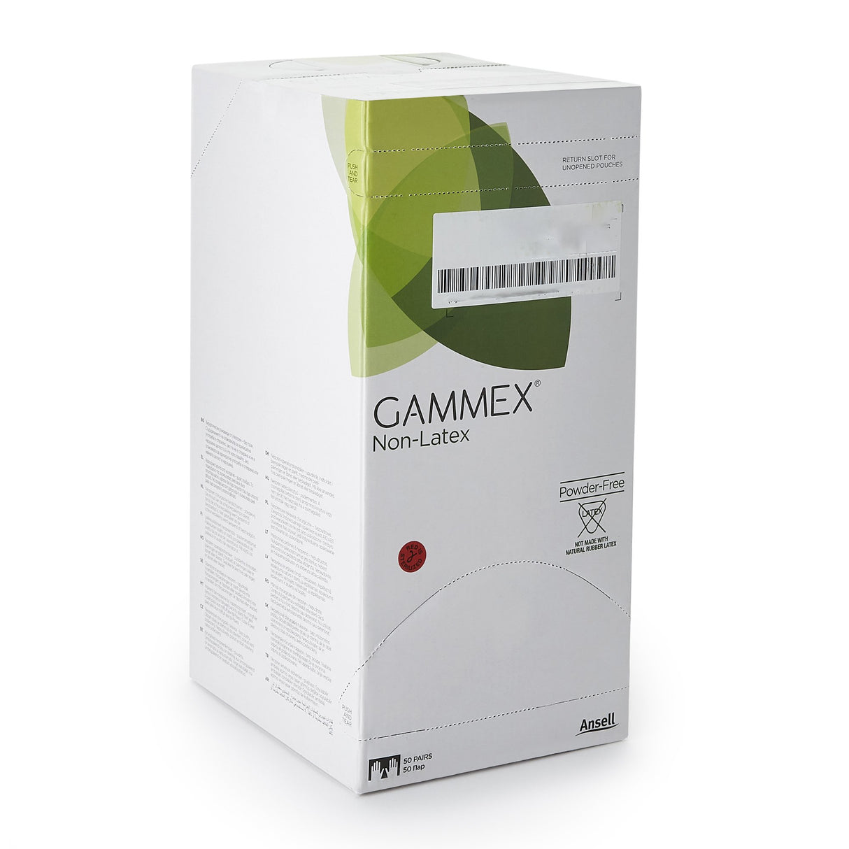 Surgical Glove GAMMEX® Non-Latex Size 6.5 Sterile Polyisoprene Standard Cuff Length Micro-Textured Green Chemo Tested - BeHope
