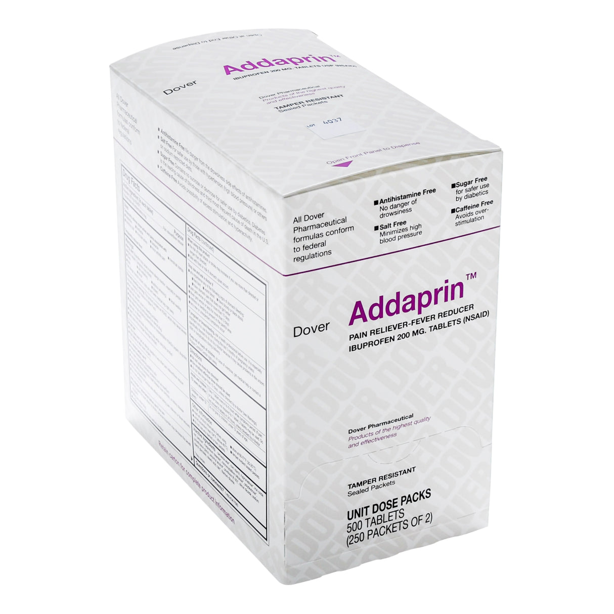 Pain Relief Addaprin™ 200 mg Strength Ibuprofen Tablet 250 per Box - BeHope