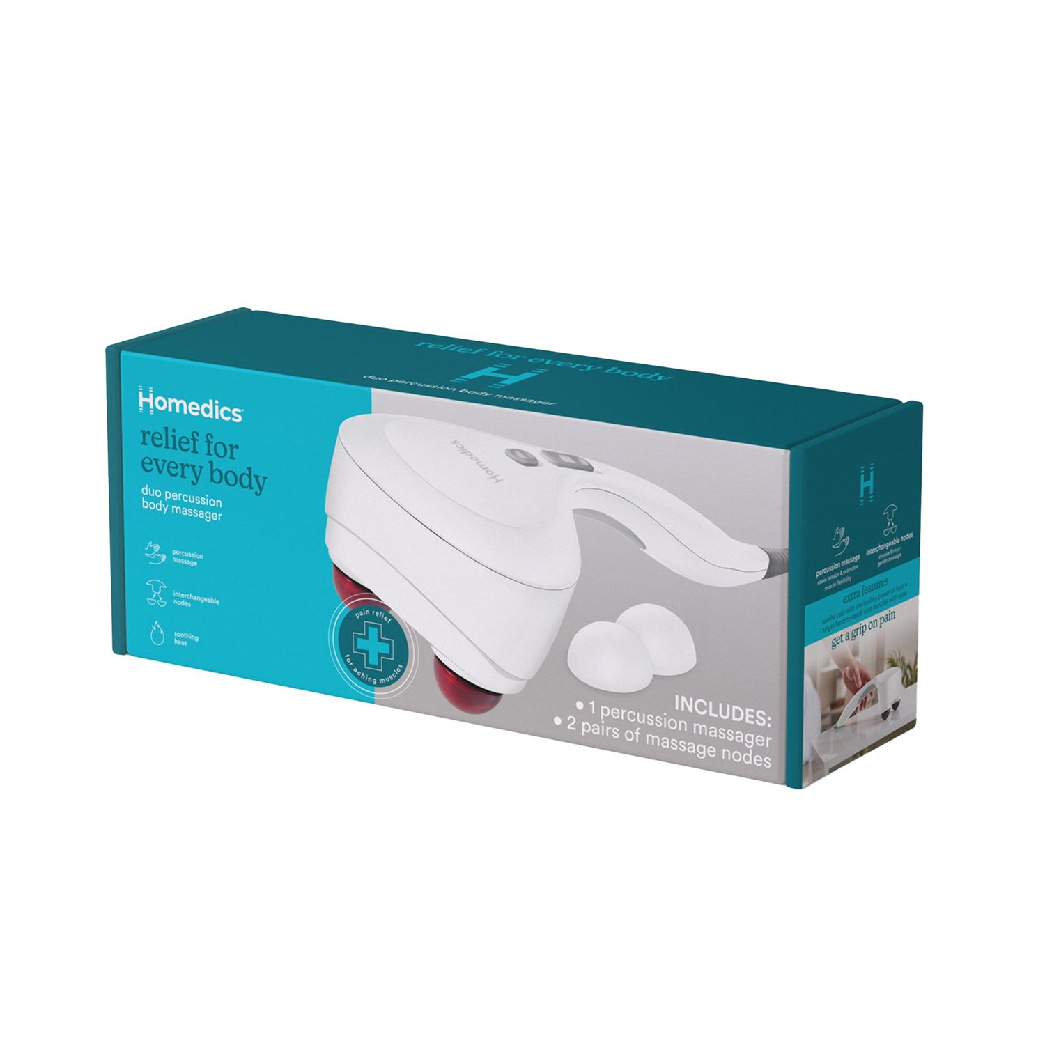 Hand-Held Massager with Heat HoMedics® Duo Percussion - BeHope