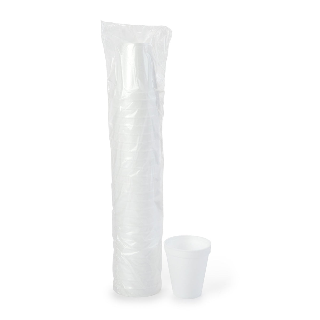 Insulated Drinking Cup WinCup 8 oz. White Styrofoam Disposable