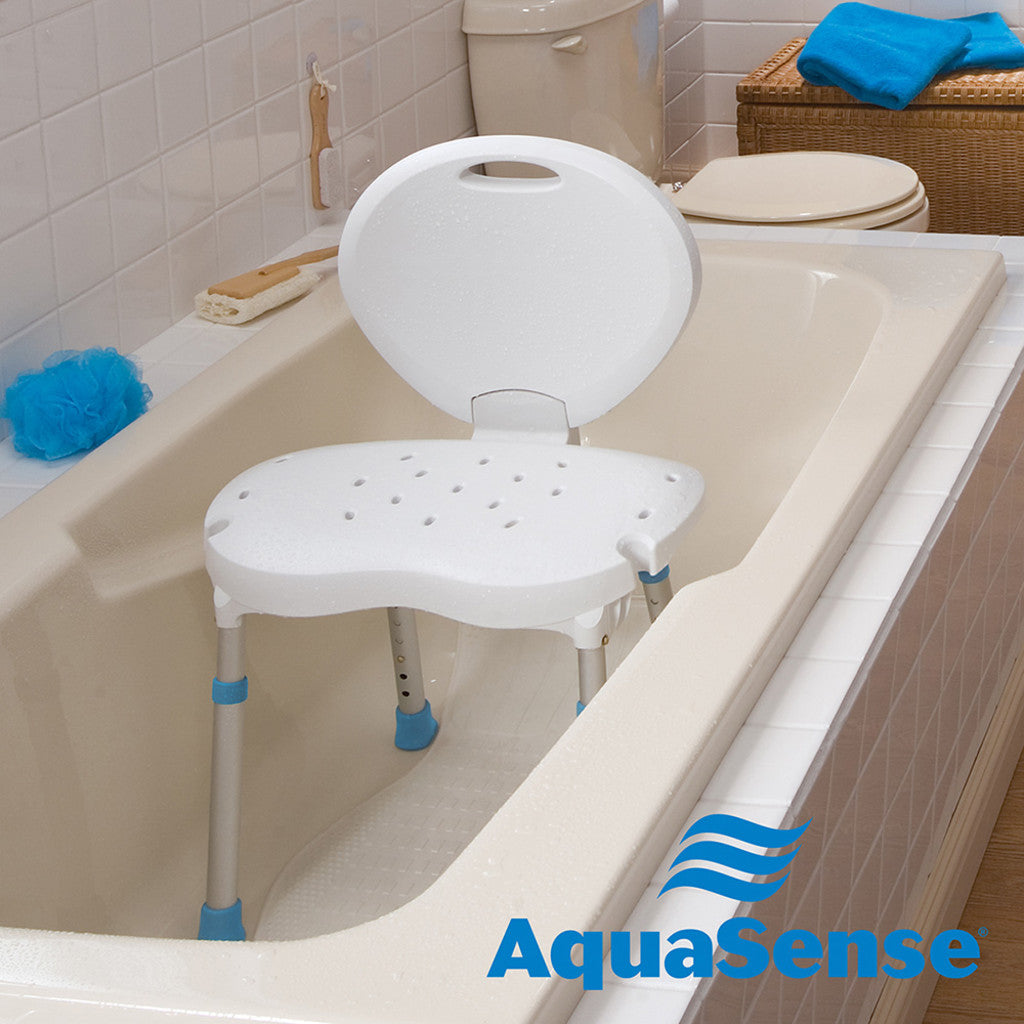 AquaSense Ergonomic Folding Bath Seat -BeHope
