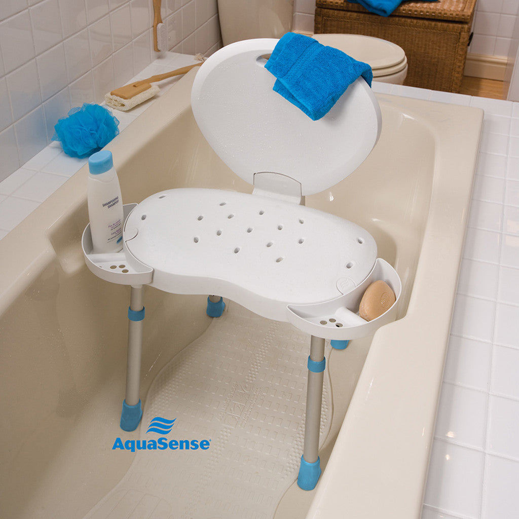 AquaSense Ergonomic Folding Bath Seat -BeHope