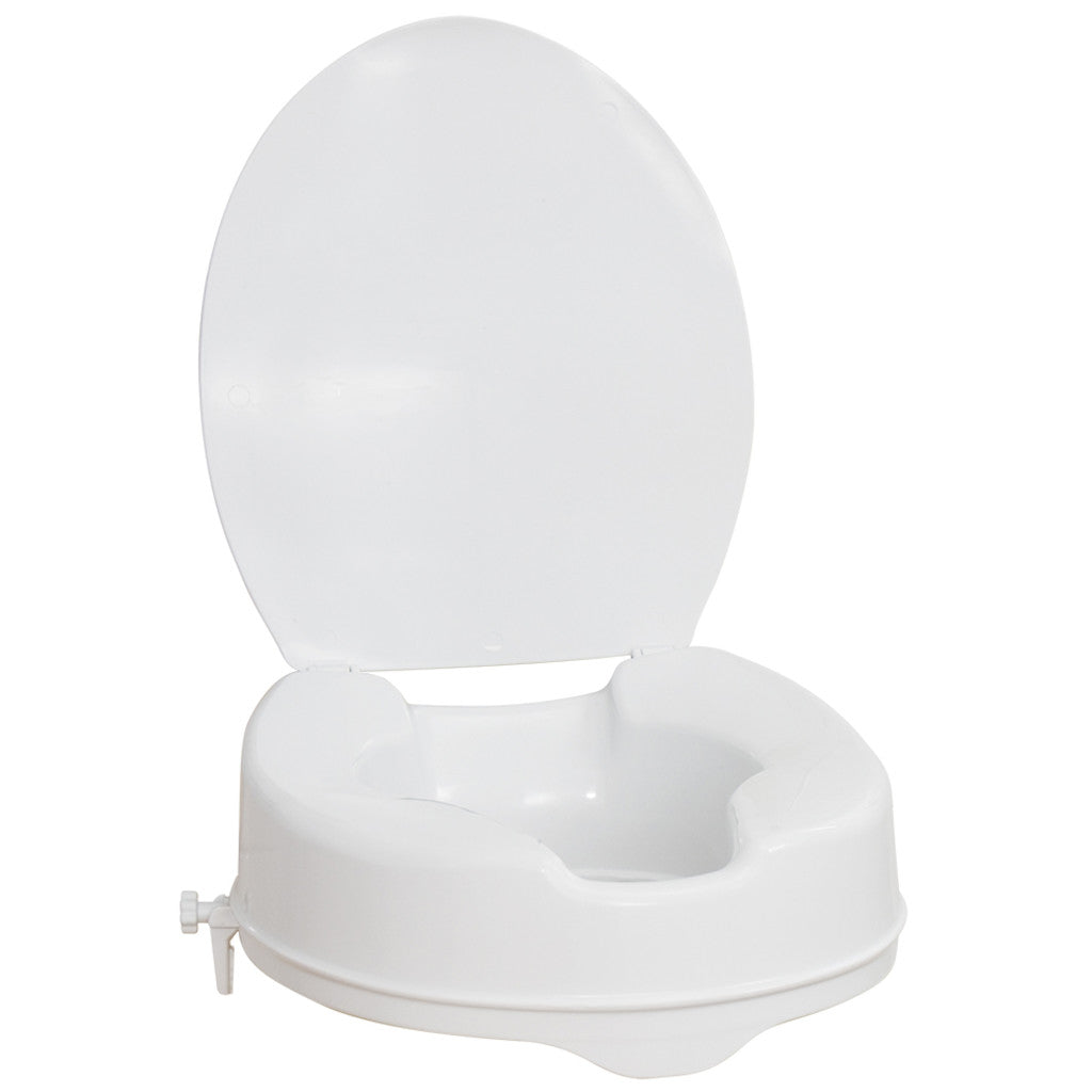 Aquasense Raised Toilet Seat With Lid - BeHope