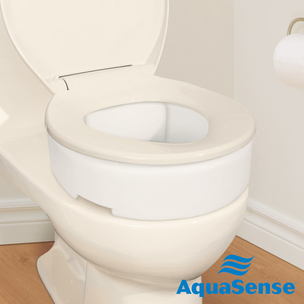 Aquasense Toilet Seat Riser With Hinge - BeHope
