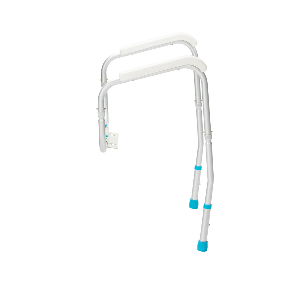 Aquasense Adjustable Toilet Safety Rails, To Floor - BeHope