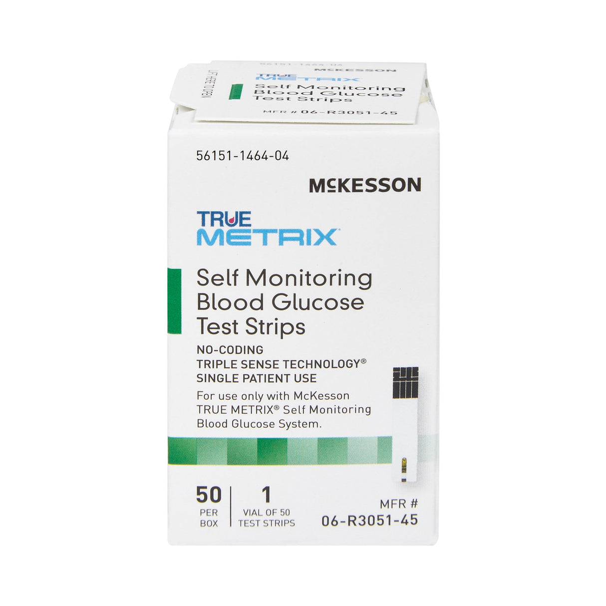 Blood Glucose Test Strips McKesson TRUE METRIX® 50 Strips per Pack - BeHope