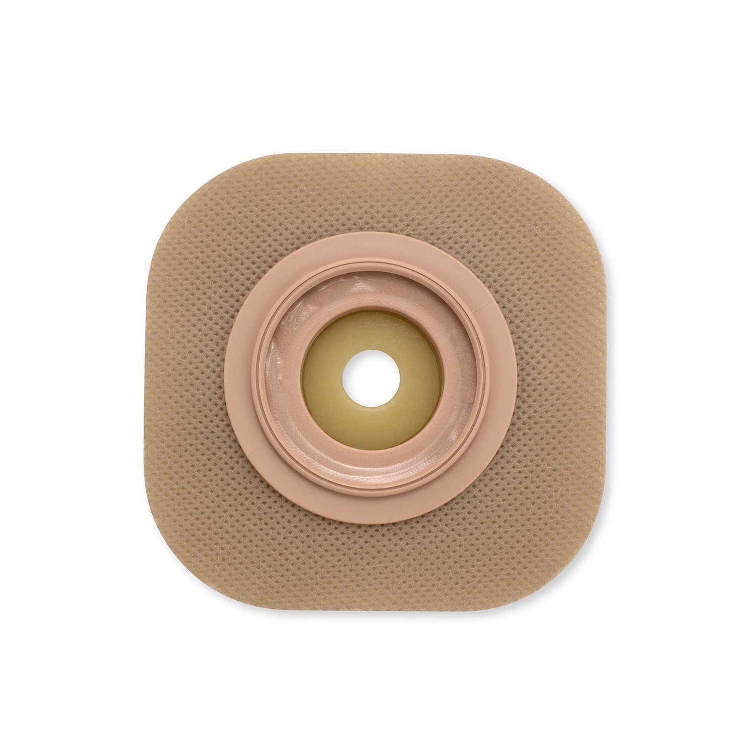 Ostomy Barrier CeraPlus™ New Image™ Trim to Fit, Extended Wear 44 mm Flange Green Code System Up to 1 Inch Opening 4 X 4 Inch - BeHope