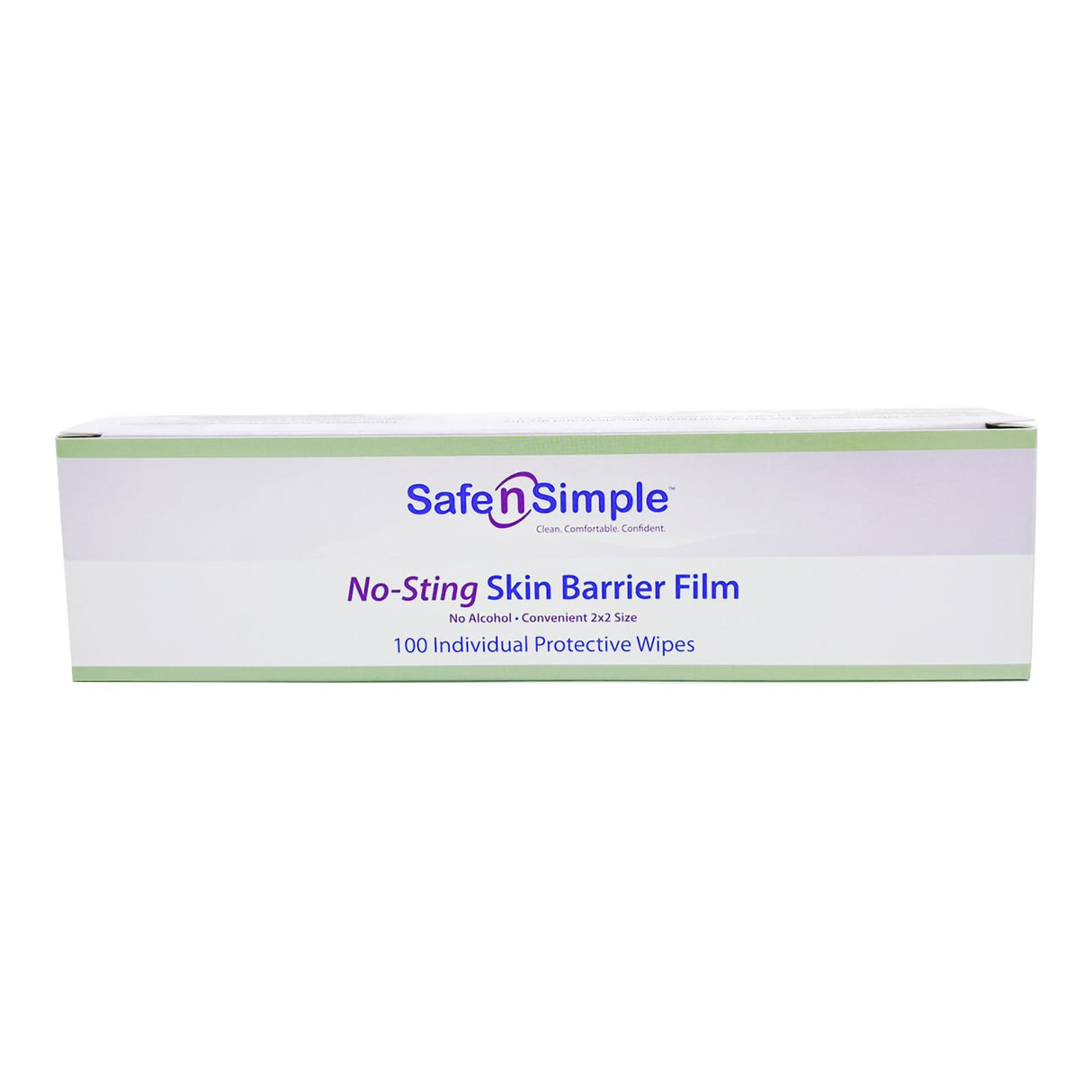 Skin Barrier Wipe Safe N Simple™ No-Sting 60% / 20% Strength Purified Water / Polyvinylpyrrolidone / Glycerin / Propylene Glycol Individual Packet Sterile - BeHope