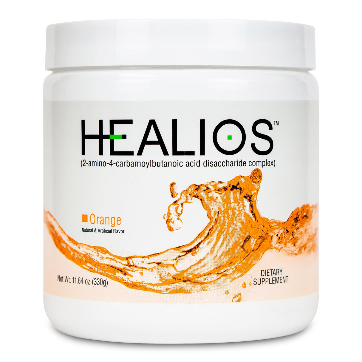 Oral Supplement Healios® Orange Flavor Powder 11.64 oz. Jar - BeHope