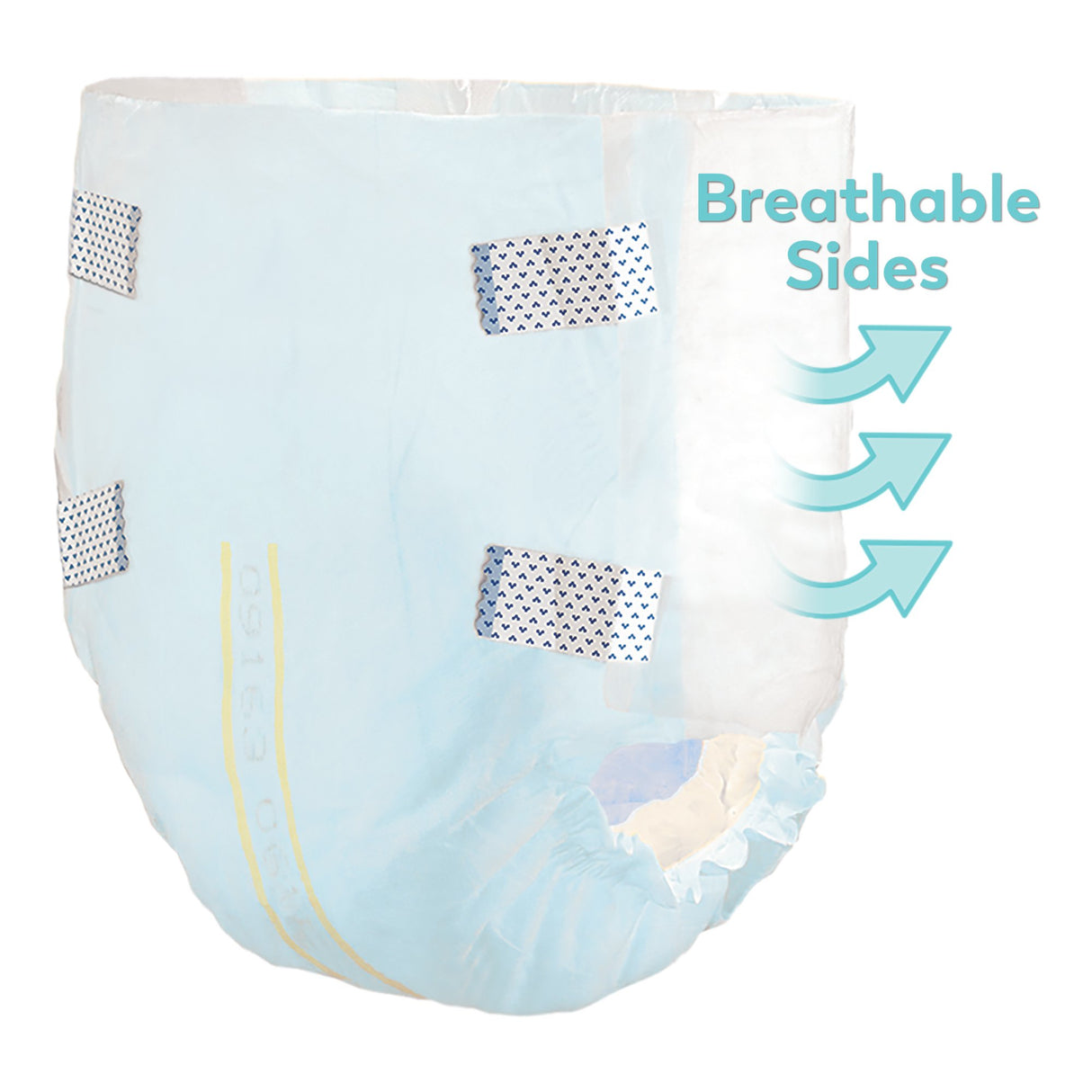 Unisex Adult Incontinence Brief Tranquility® Essential Large Disposable Moderate Absorbency - BeHope