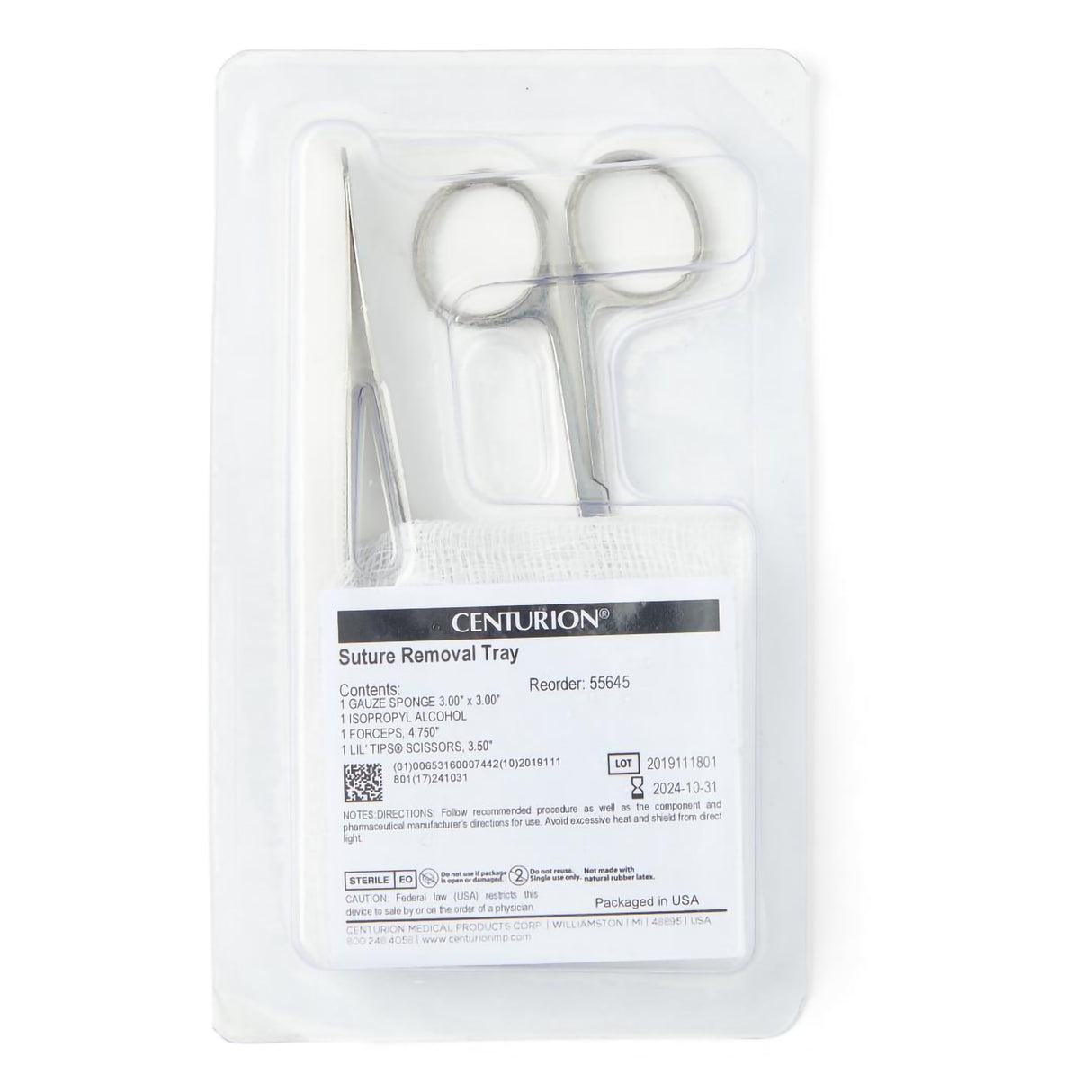 Suture Removal Kit Centurion® - BeHope