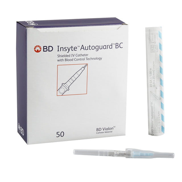 Peripheral IV Catheter BD Insyte Autoguard BC Vialon Blood Control Safety - BeHope