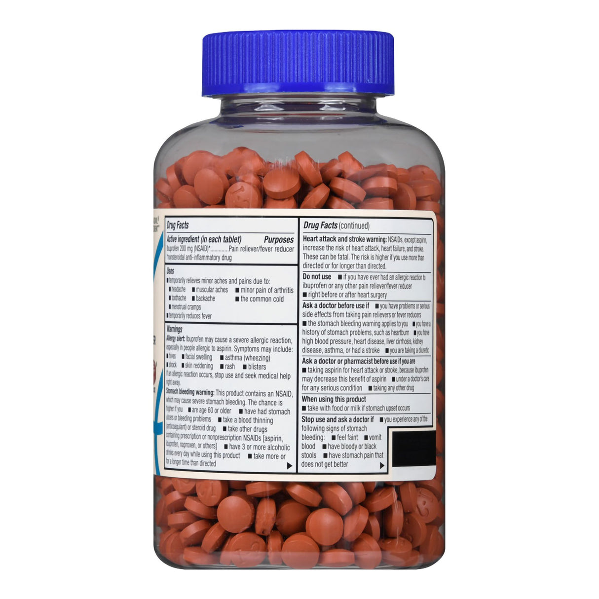 Pain Relief Foster & Thrive™ 200 mg Strength Ibuprofen Tablet 1000 per Bottle - BeHope