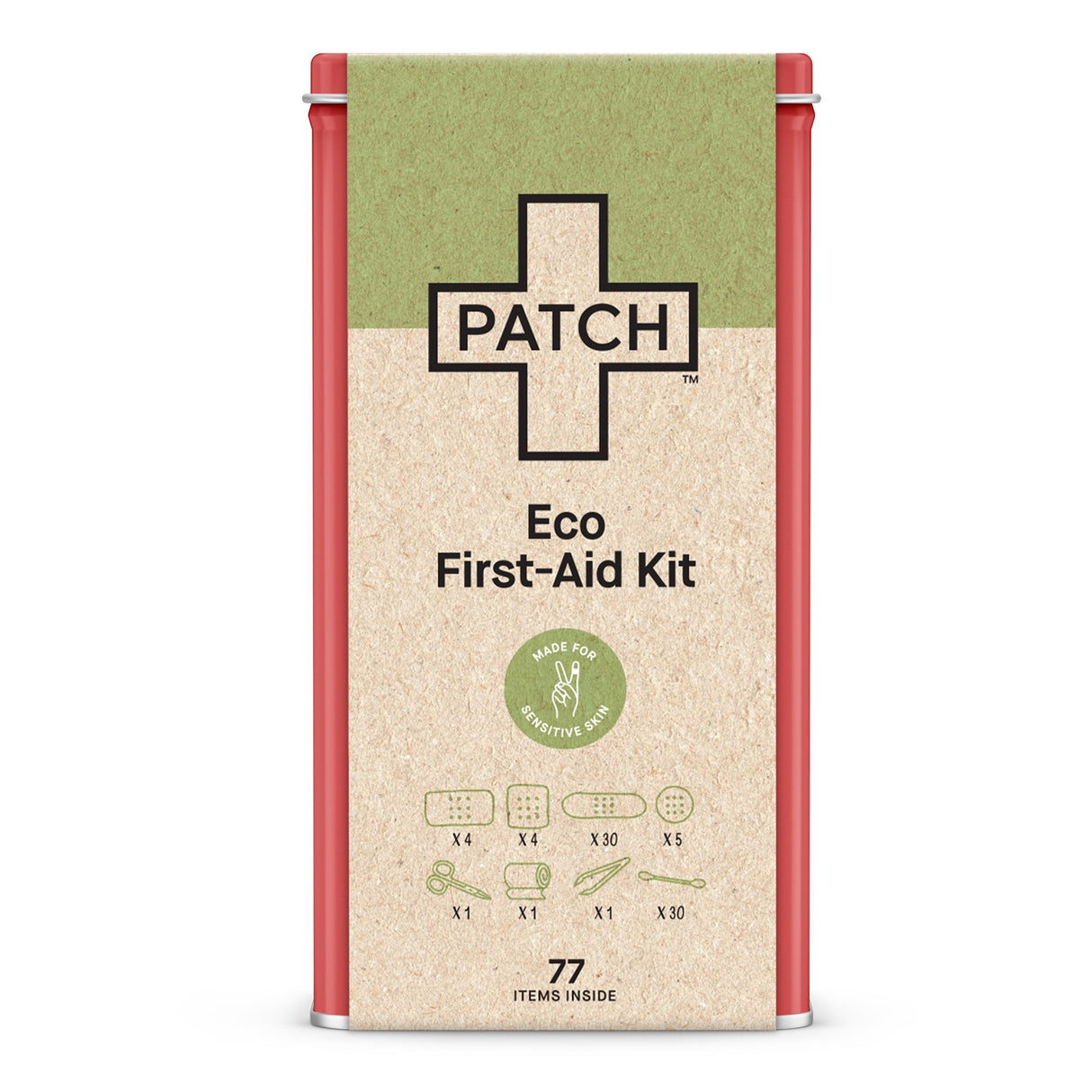 First Aid Kit PATCH™ Eco Tin Container - BeHope
