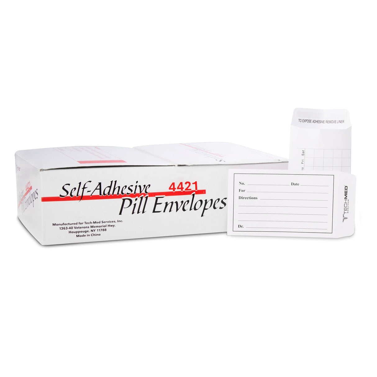 Medication Envelope Tech-Med® White 3-1/2 X 2-1/4 Inch - BeHope