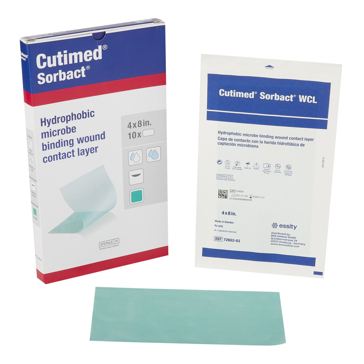 Antimicrobial Wound Contact Layer Dressing Cutimed® Sorbact® Wcl Sterile - BeHope