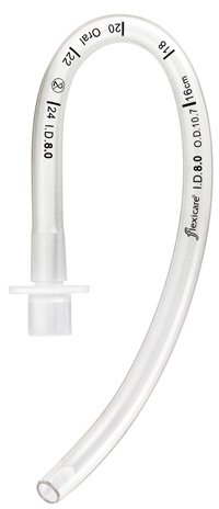 Uncuffed Endotracheal Tube Flexicare® VentiSeal Curved 8.0 mm Adult Murphy Eye - BeHope