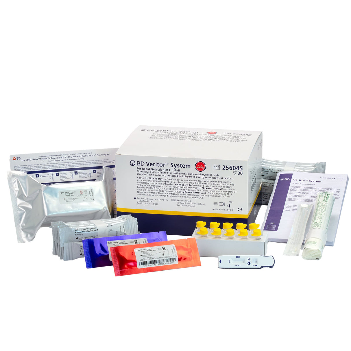 BD Veritor™ System Influenza A + B CLIA Waived Test Kit - BeHope