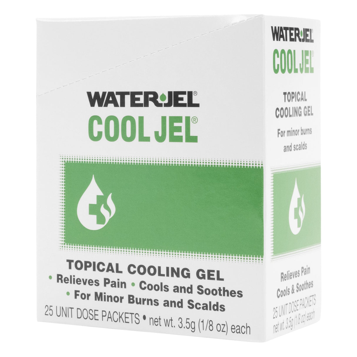 Burn Relief Tea Tree Oil / Glycerin Water Jel® Cool Jel Topical Gel 3.5 Gram Individual Packet - BeHope