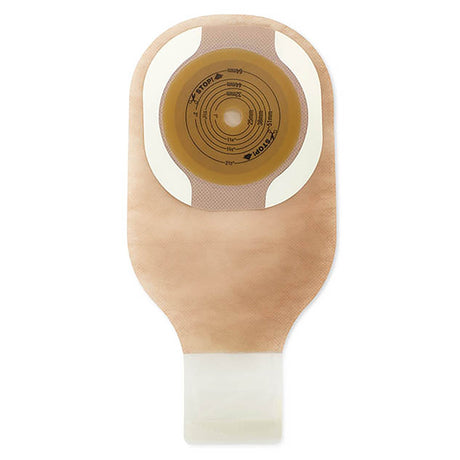 Ostomy Pouch Premier™ One-Piece System 12 Inch Length Flat, Trim to Fit Up to 2-1/2 Inch Stoma Drainable - BeHope