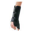 Wrist Brace with Thumb Spica Apollo Universal Aluminum / Foam Right Hand Black One Size Fits Most - BeHope