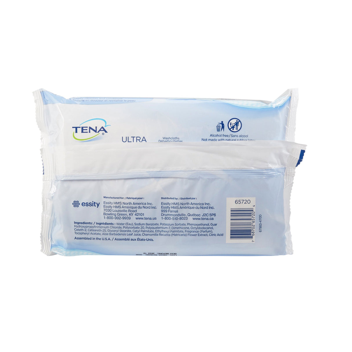 Personal Cleansing Wipe TENA ProSkin™ Ultra Soft Pack Scented 48 Count - BeHope