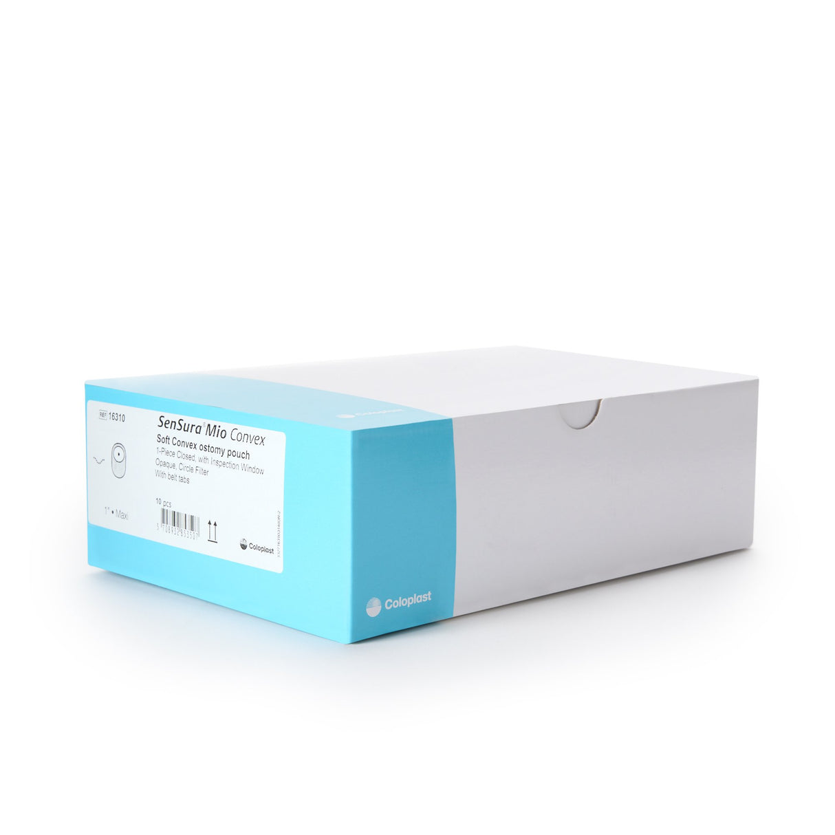 Ostomy Pouch SenSura® Mio Convex One-Piece System 8-1/4 Inch Length, Maxi Soft Convex, Pre-Cut 1 Inch Stoma Closed End - BeHope