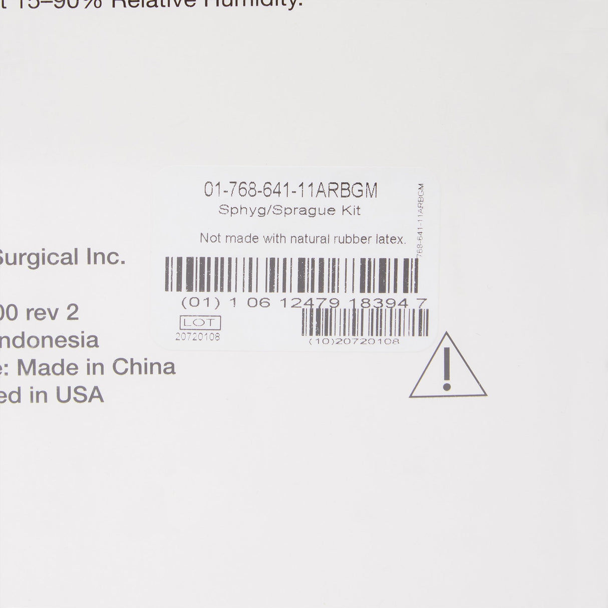 Reusable Aneroid / Stethoscope Set McKesson Brand 23 to 33 cm Adult Cuff Dual Head Sprague Stethoscope Pocket Aneroid - BeHope