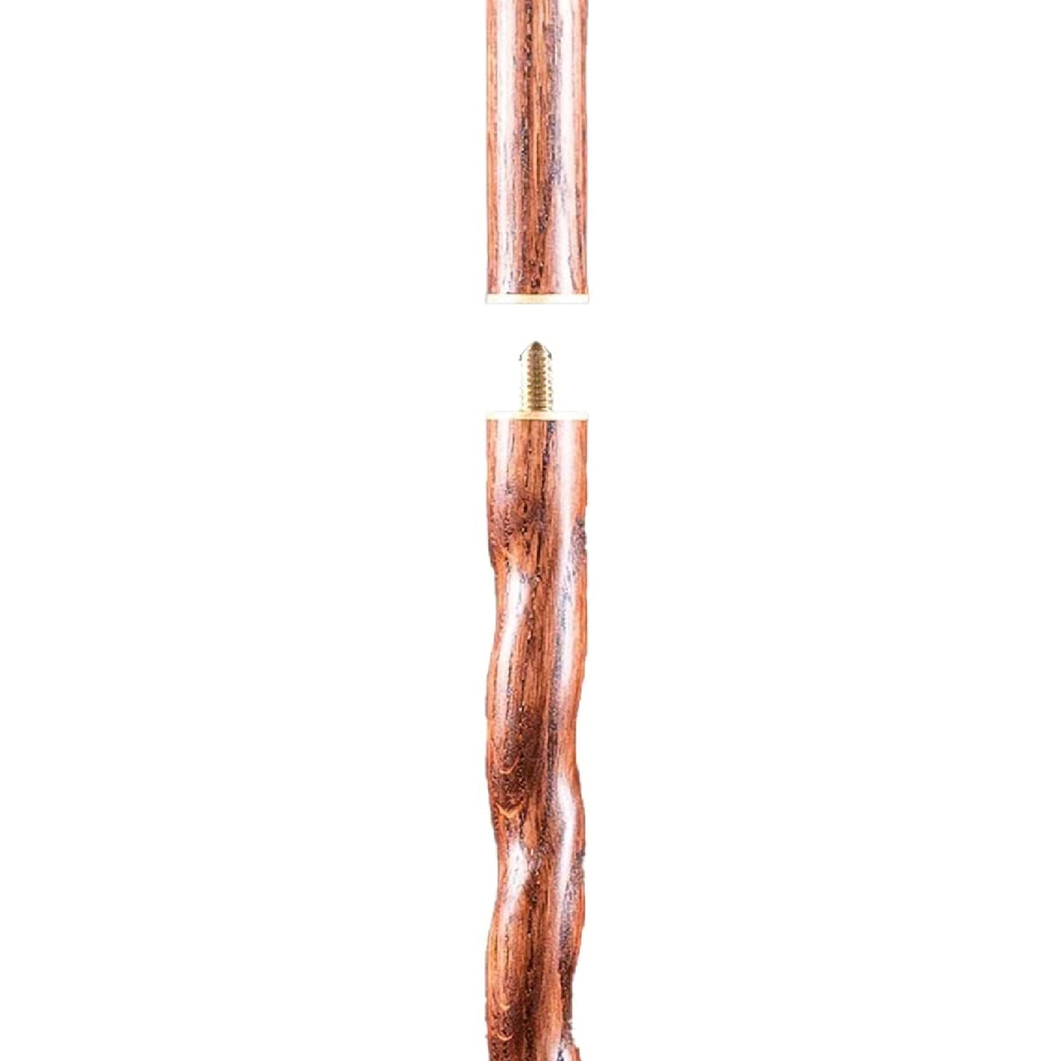 Walking Stick Brazos™ Twisted Traveler's Stick Wood 55 Inch Height Brown Oak - BeHope