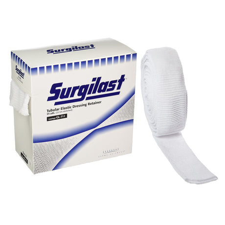 Elastic Net Retainer Dressing Surgilast® Tubular Elastic 25 Yard Size 10 White X-Large Chest / Back / Perineum / Axilla NonSterile - BeHope