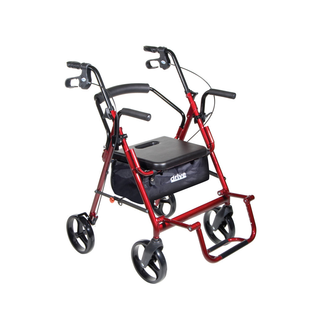 Duet Rollator/Transport Chair, 8" Casters -BeHope