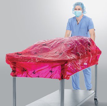 Containment Table Cover Tidishield® Transport 67 X 52 Inch For Back Table - BeHope