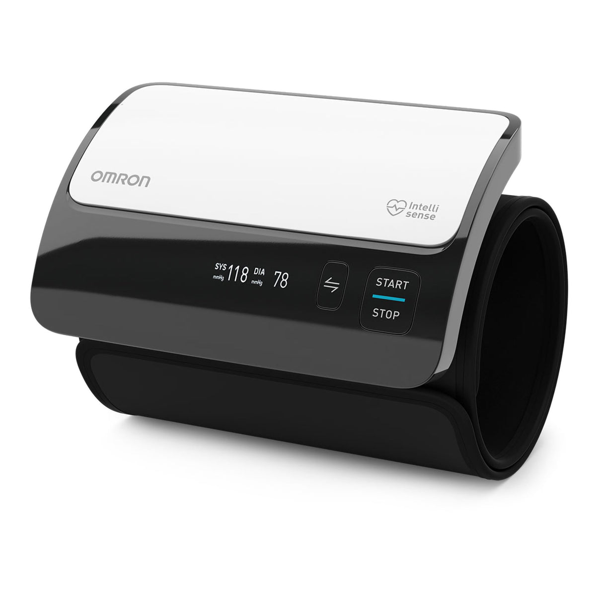 Home Automatic Digital Blood Pressure Monitor Evolv® Wide Range Cloth Fabric Cuff 23 - 43 cm Mobile - BeHope