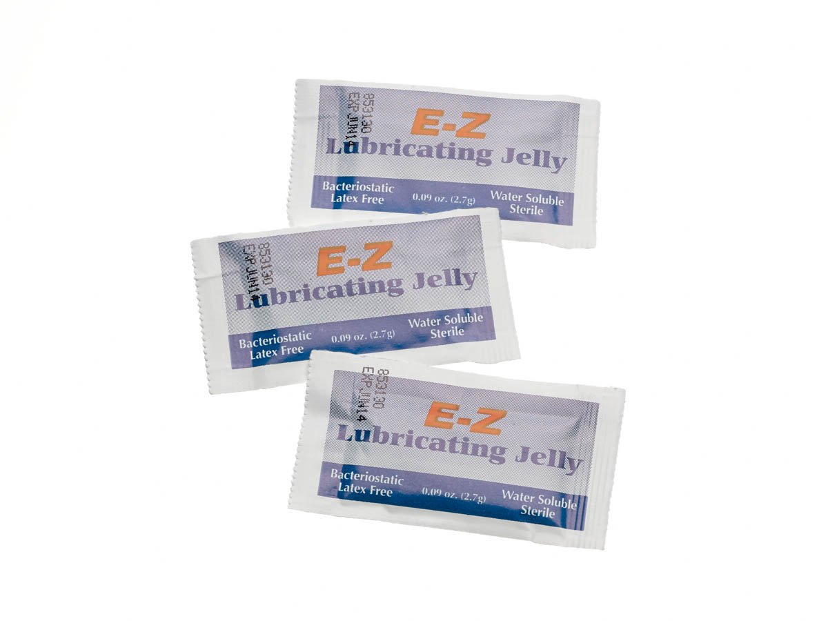 Lubricating Jelly E-Z 2.7 Gram Individual Packet Sterile - BeHope