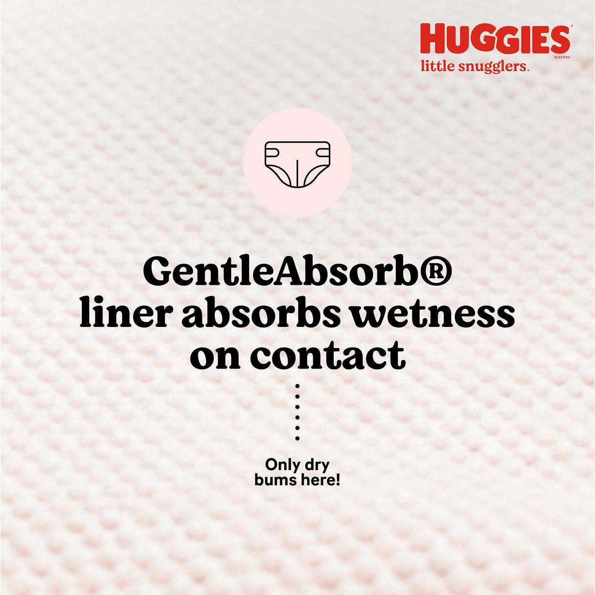 Unisex Baby Diaper Huggies® Little Snugglers Micro Preemie Disposable Heavy Absorbency - BeHope