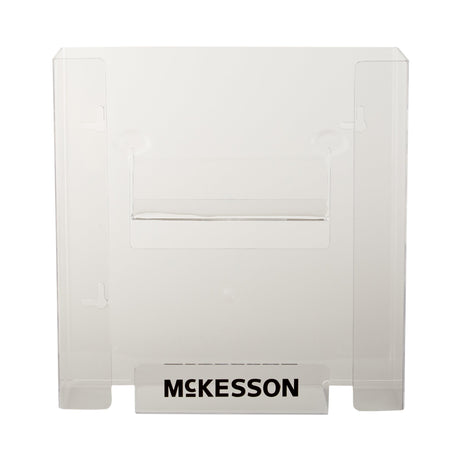 Glove Box Holder McKesson Horizontal or Vertical Mounted 2 Box Capacity Clear 4 X 10 X 10-3/4 Inch Plastic - BeHope
