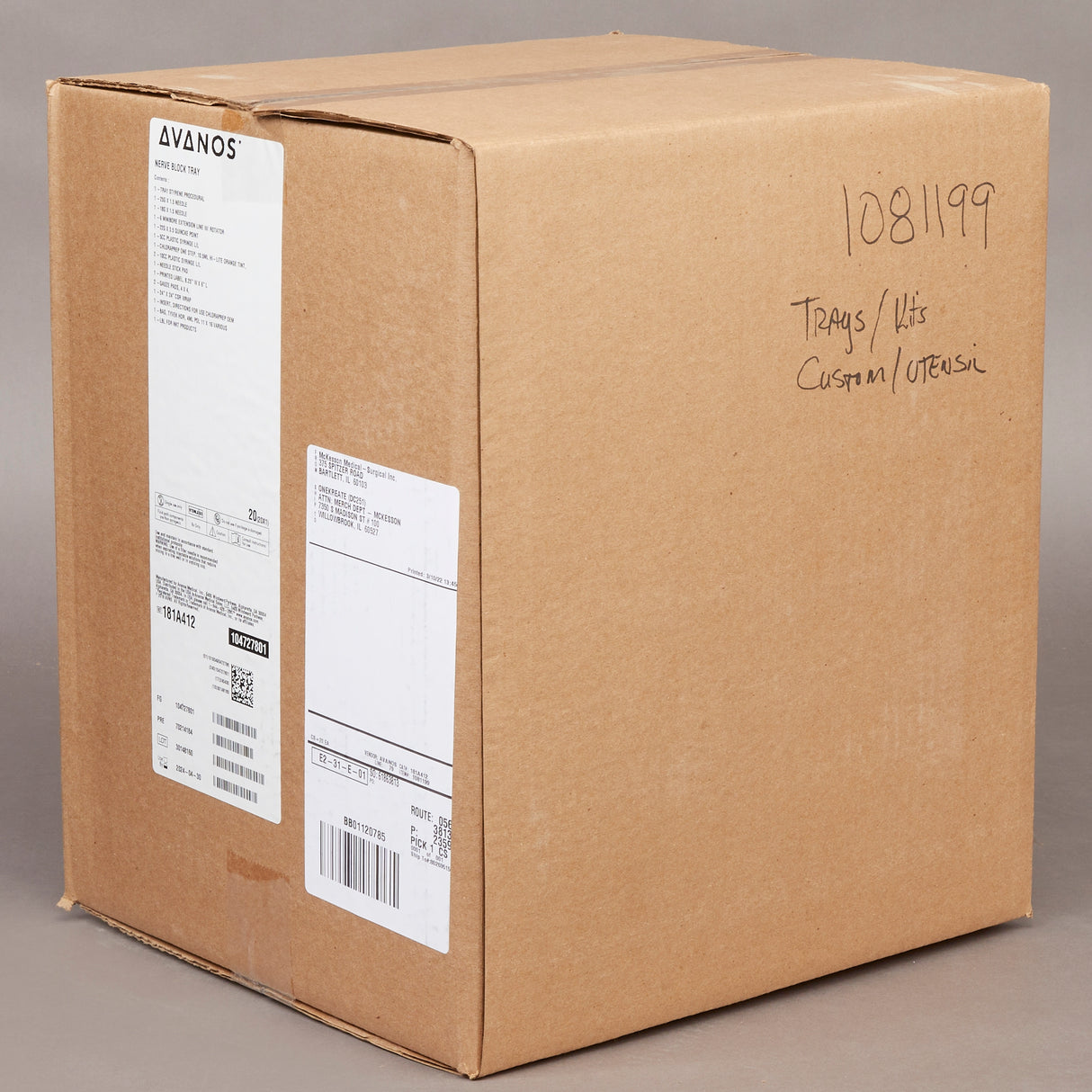 Epidural Tray Single Shot Tuohy 20 Gauge 3-1/2 Inch - BeHope