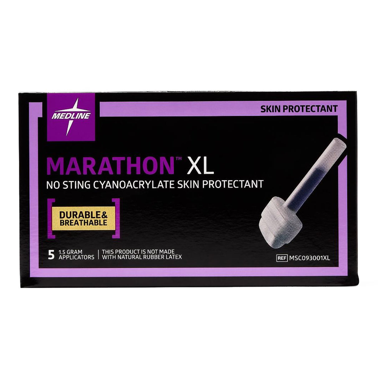 Skin Barrier Applicator Marathon® Cyanoacrylate Individual Packet X-Large Sterile - BeHope