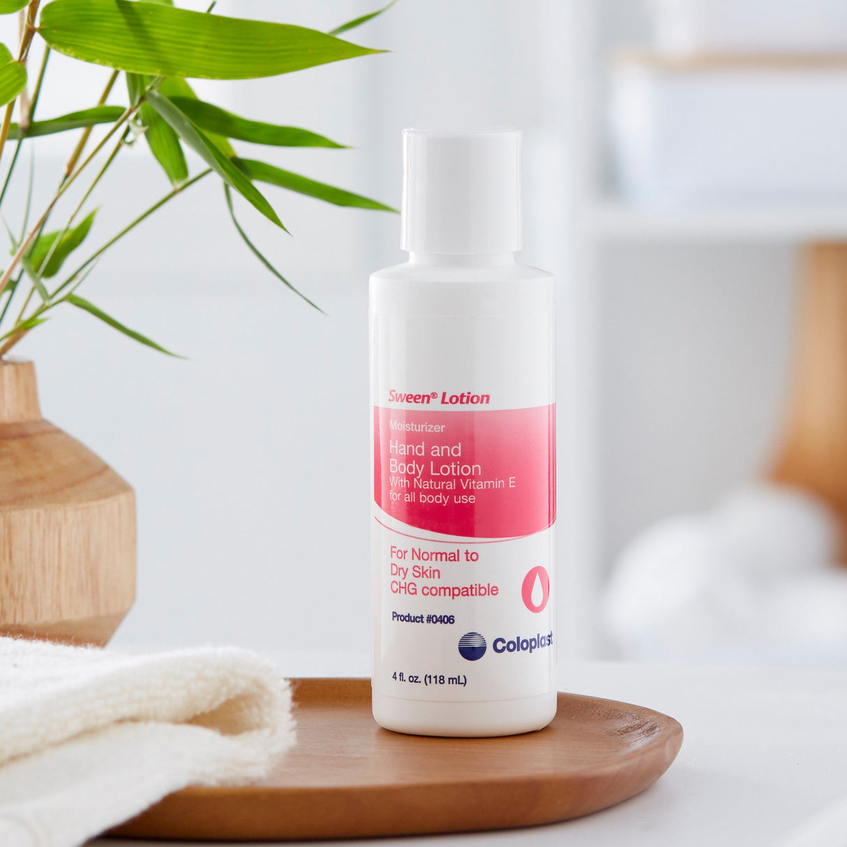 Lotion Sween hydratante pour les mains et le corps, flacon de 113 ml, parfumée, compatible CHG