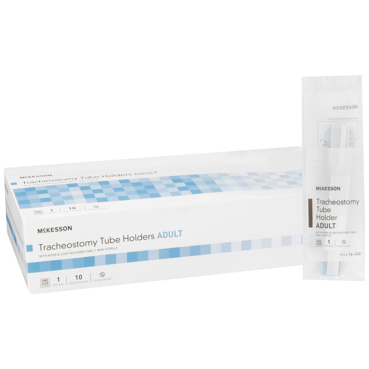 Tracheostomy Tube Holder McKesson 1 X 16-3/4 Inch Adult - BeHope