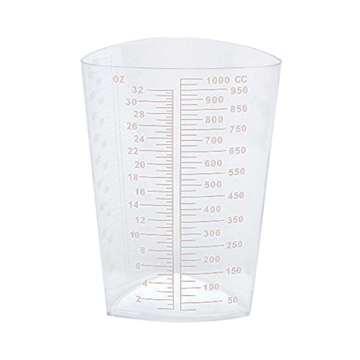 Graduated Beaker Oakridge Products Pathology Container Polypropylene 1,000 mL (32 oz.) - BeHope
