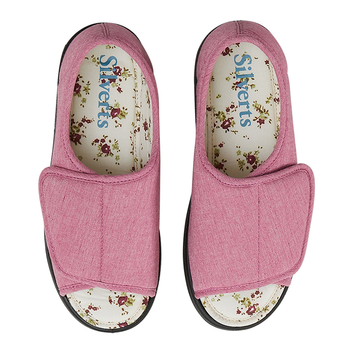 Shoe Silverts® Size 11 Female Adult Misty Rose - BeHope